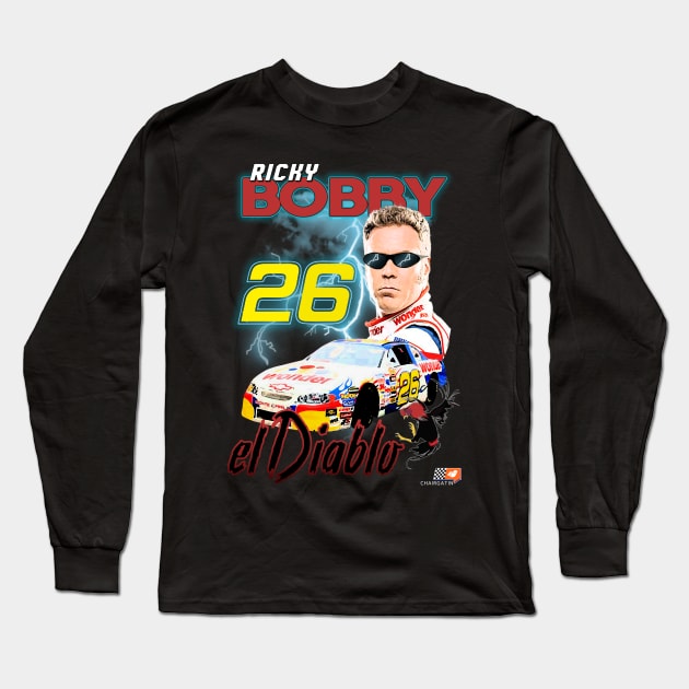 Ricky Bobby El Diablo Long Sleeve T-Shirt by chairgatin